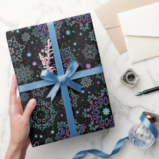 Wrapping paper "Snowflakes"