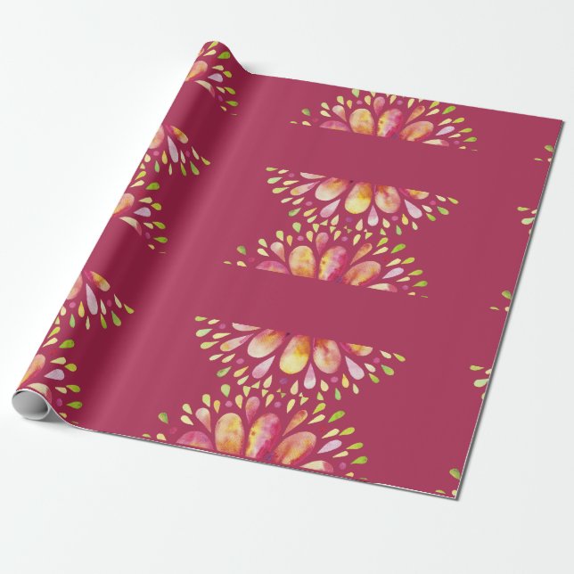 Wrapping Paper Soft Pink (Unrolled)