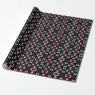 Wrapping Paper - Stained Glass Xmas