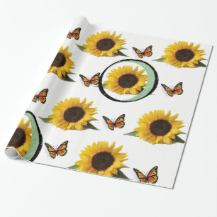 Wrapping paper Sunflower