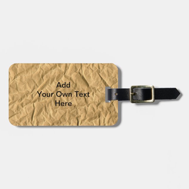 Wrapping paper texture Luggage Tag (Front Horizontal)