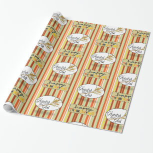 Wrapping paper Thanksgiving