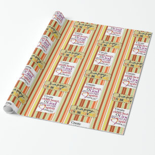 Wrapping paper Thanksgiving