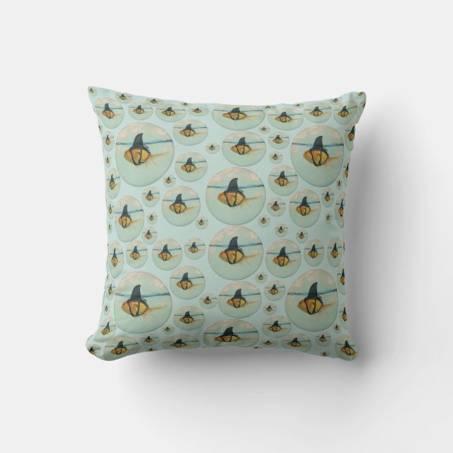 Wrapping Paper Throw Pillow (Front)
