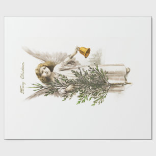 WRAPPING PAPER : VINTAGE CHRISTMAS ANGEL