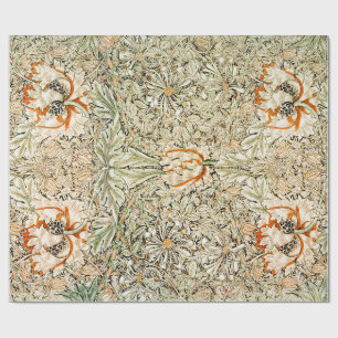 WRAPPING PAPER : WILLIAM MORRIS : HONEYSUCKLE