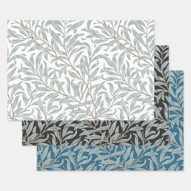 WRAPPING PAPER : WILLIAM MORRIS : WILLOW (Set)