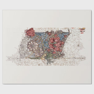 WRAPPING PAPER : WILLIAM MORRISE : HONEYSUCKLE
