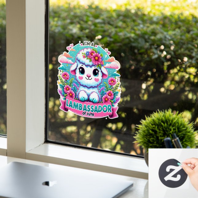 Wrapping Paper Window Cling (Office)