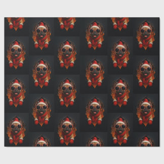 Wrapping Paper with Christmas Dog – Joy in Every F