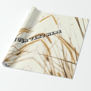WRAPPING PAPER WITH EDITABLE TEXT