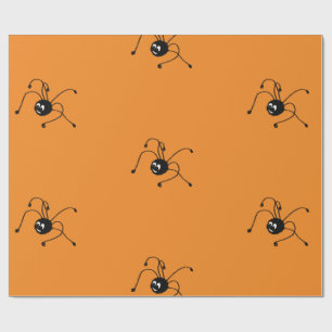 Wrapping Paper with spider