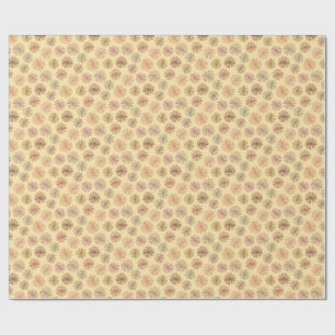 Wrapping Paper With Watercolor Flowers