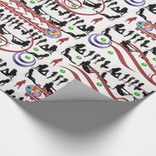 Wrapping paper women