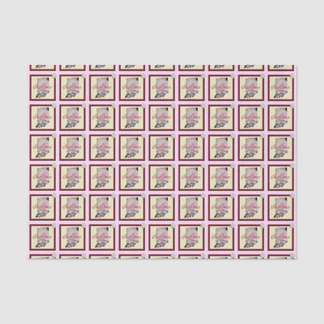 Wrapping Tissue - INDIANA - Framed Icon Paper (Front)
