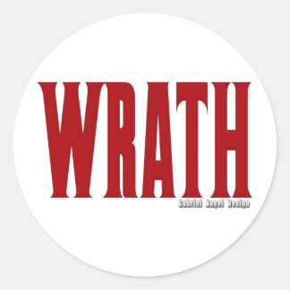Wrath Logo Classic Round Sticker