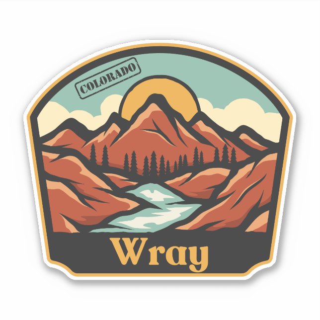 Wray, Colorado Sticker (Front)