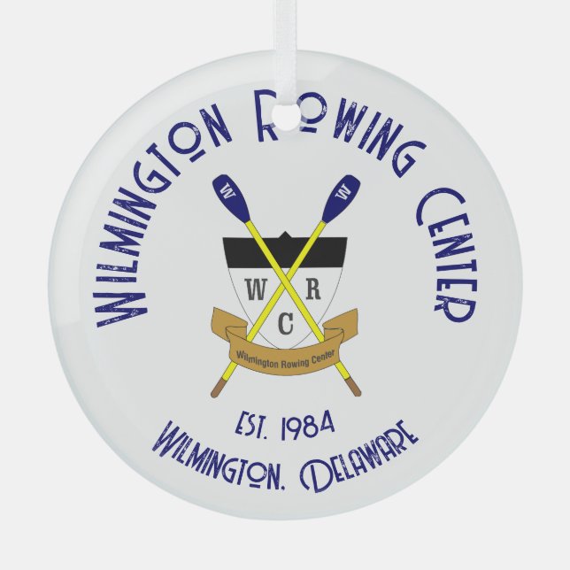 WRC Round Glass Ornament - Multiple Types (Front)