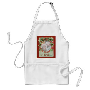 Wreath Add-A-Photo Christmas Frame Standard Apron