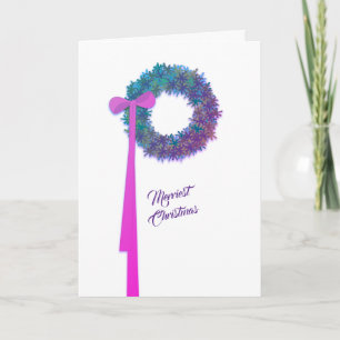 Wreath Art Christmas Card