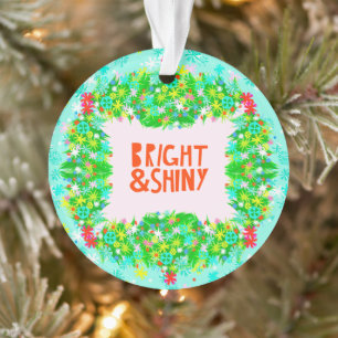 Wreath brillante et brillante