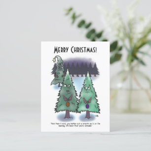 Wreath Christmas Post Card