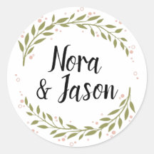 Wreath Customizable Sticker