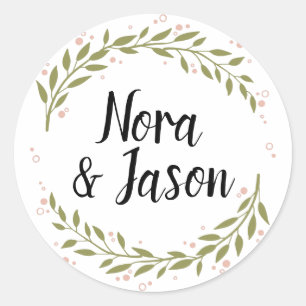 Wreath Customizable Sticker