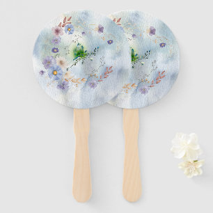 Wreath Floral and whimsy set of fans