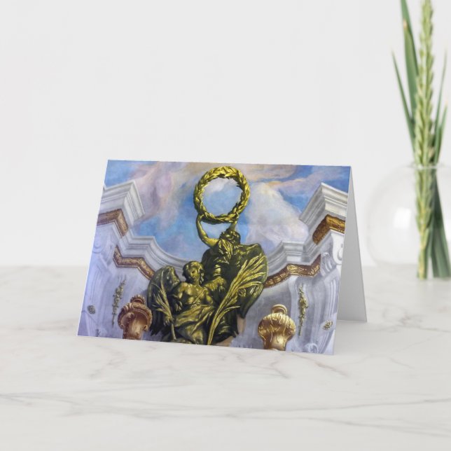 wreath fresco holiday card (Front)
