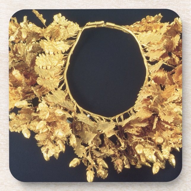 Wreath, Greek, late 4th century BC (gold) Coaster (Front)