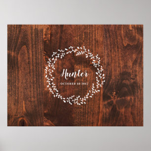 Wreath Guest Book Alternative Print