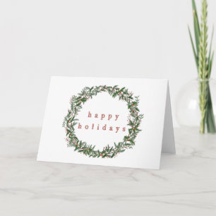 Wreath Holiday Card