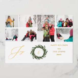 Wreath Monogram Joy Rustic 7 Photo