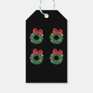 Wreath Nightmare Before Christmas Gift Tags