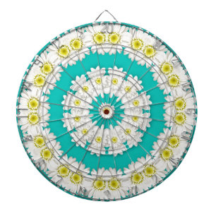 Wreath of Daisies Dartboard