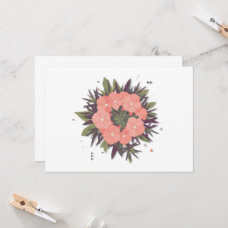 Wreath of Harmony Invitation