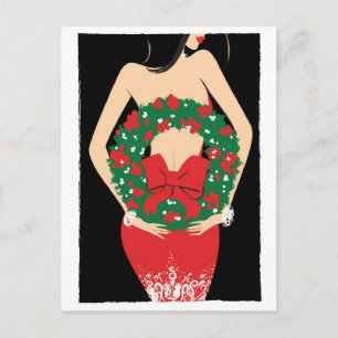 Wreath postcard