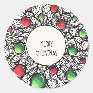 Wreath Sticker