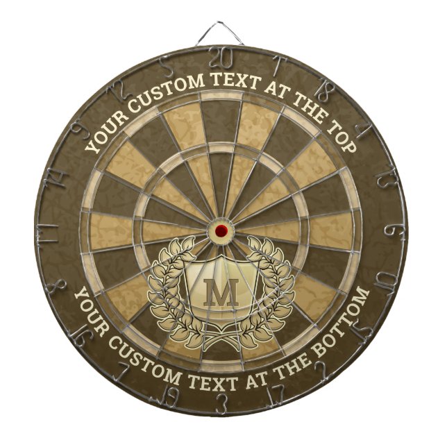 Wreath with Shield Dart Board (Front)