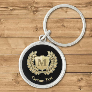 Wreath with Shield Keychain