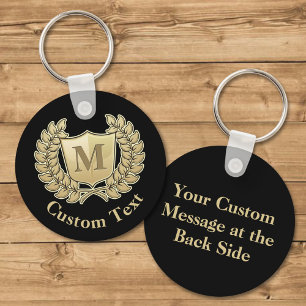 Wreath with Shield Keychain