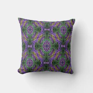 Wreaths of Lupines.... Throw Pillow