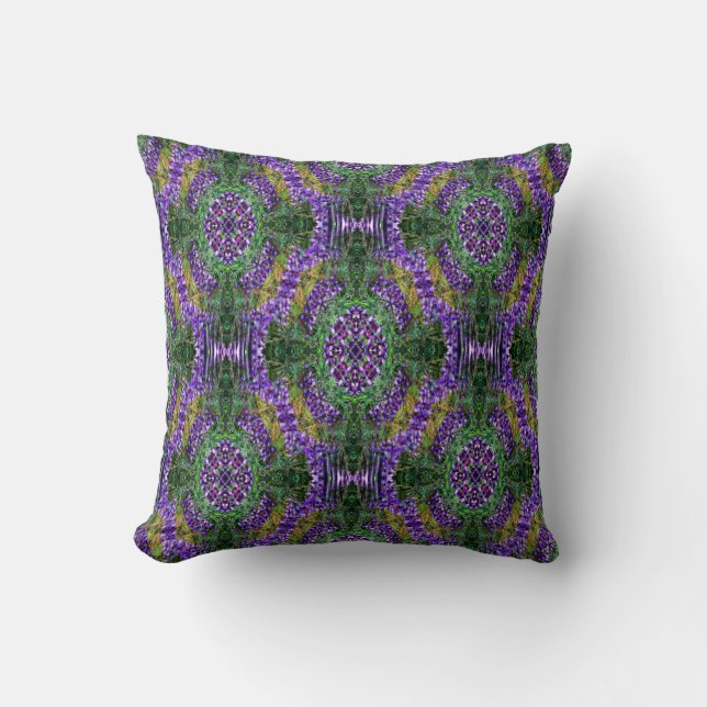 Wreaths of Lupines.... Throw Pillow (Front)