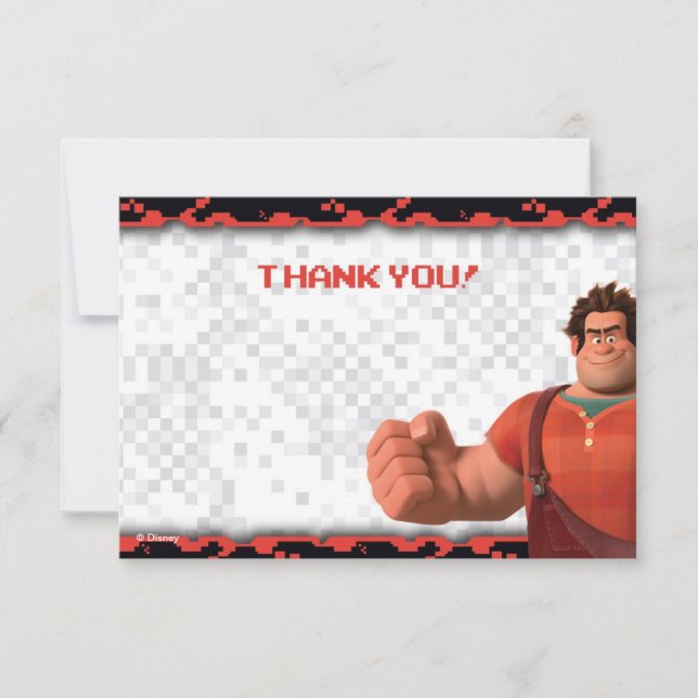 Wreck-It Ralph 1 Merci Cartes (Devant)