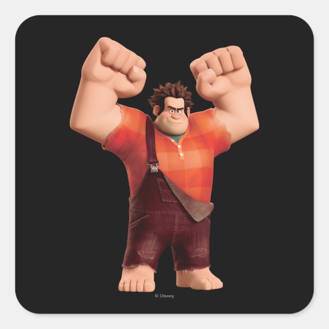 Wreck-It Ralph 4 Square Sticker (Front)