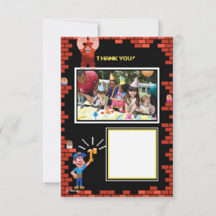 Wreck-It Ralph Birthday Thank You Cards 2