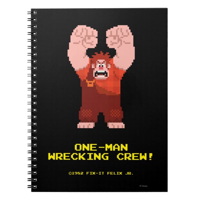 Wreck-It Ralph: One-Man Wrecking Crew! Notebook (Front)