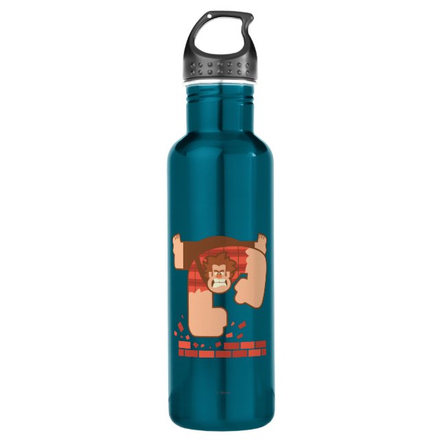 Wreck it Ralph Pounding Bricks 710 Ml Water Bottle (Front)