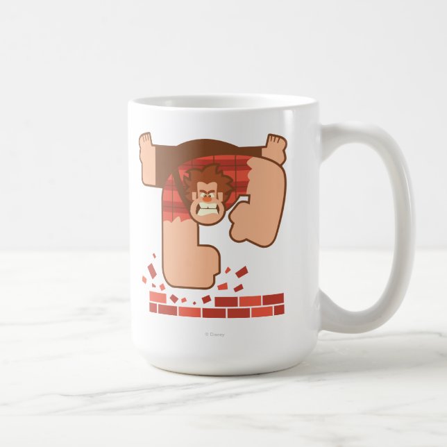 Wreck it Ralph Pounding Bricks Coffee Mug (Right)